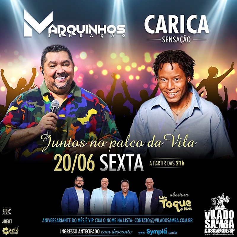 Marquinhos e Carica Sensação, e Um Toque a Mais